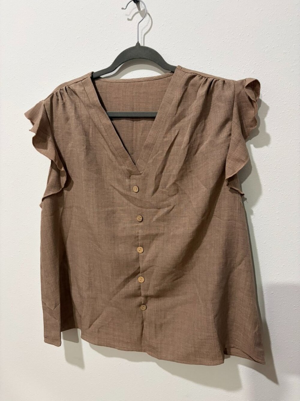 Lightweight button front blouse
